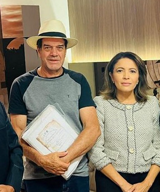 Gilberto Camargos e Doutora Josiana Gonzaga de Carvalho